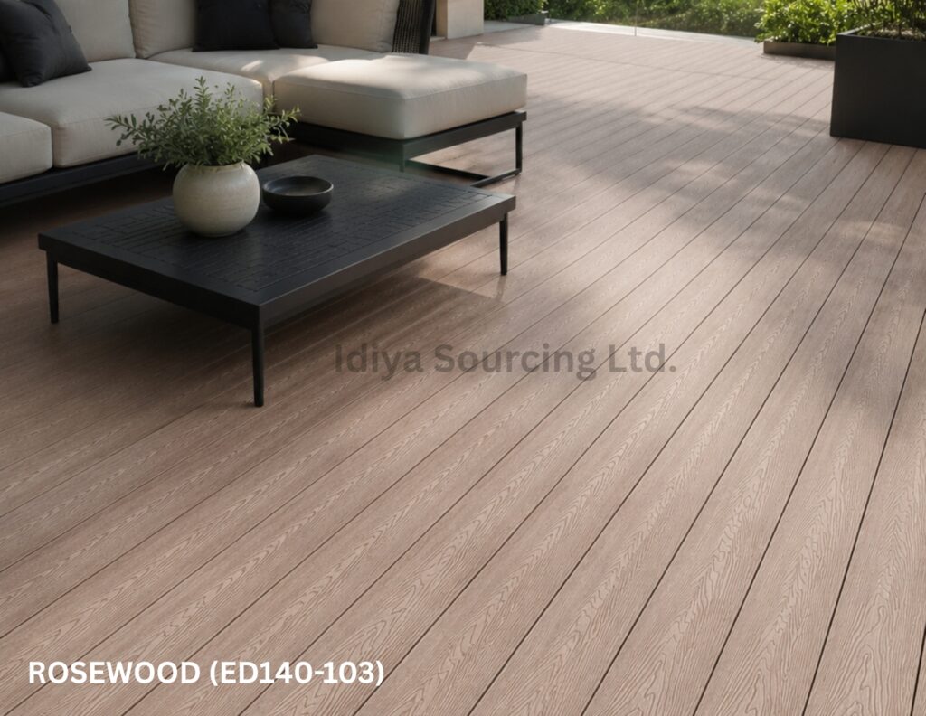 WPC Decking Floor rosewood (ed140 103)