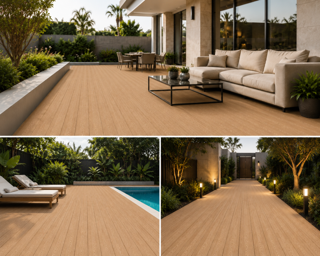 WPC Decking Floor teak
