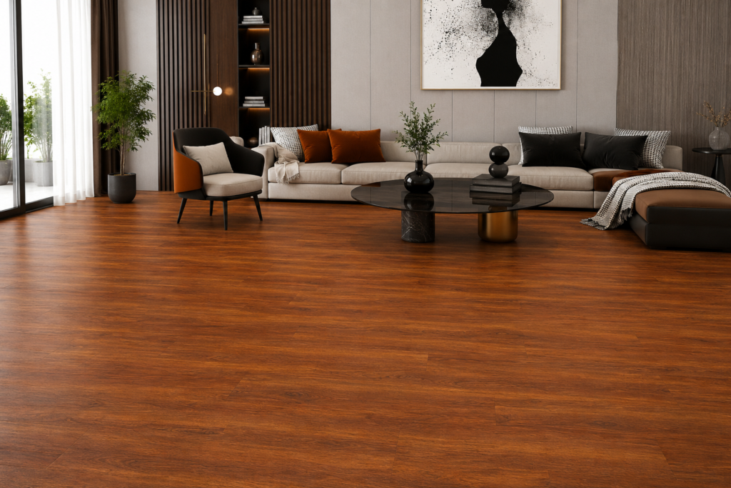 laminate wooden flooring rose mohagony